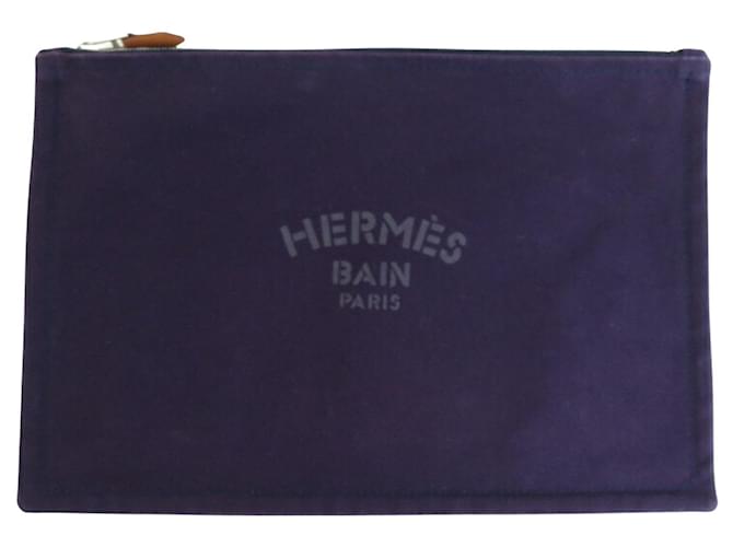 Hermès Hermes Roxo Algodão  ref.1275574