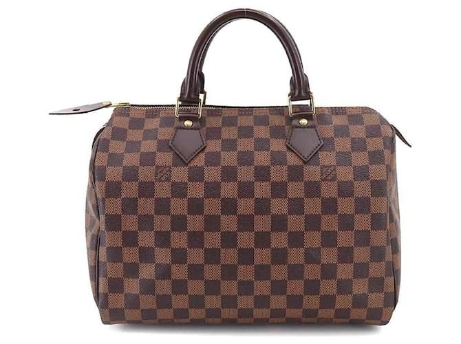 Louis Vuitton Speedy 30 Brown Cloth  ref.1275588
