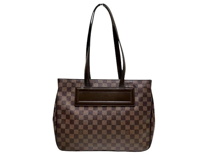 Louis Vuitton Parioli Brown Cloth  ref.1275604