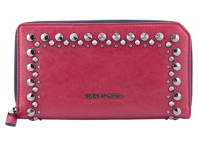 Jimmy Choo Red Leather  ref.1275647