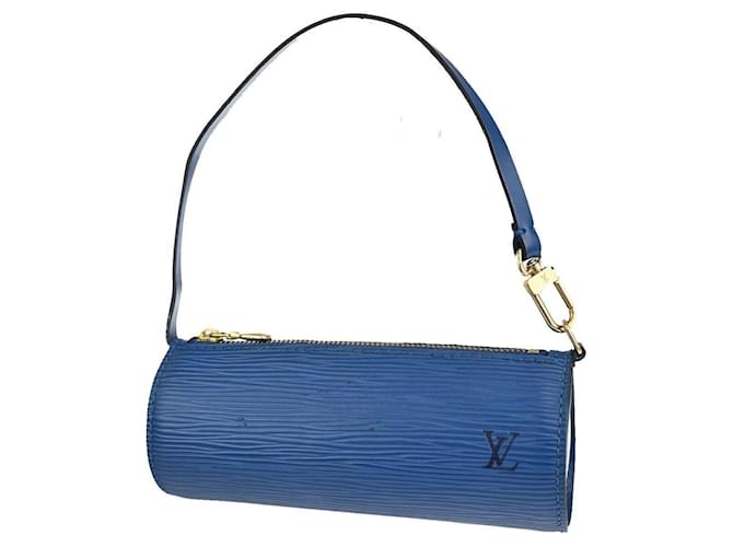 Louis Vuitton Soufflot Azul Cuero  ref.1275704