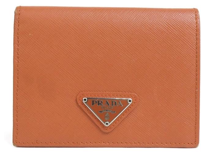 Prada Saffiano Orange Leather  ref.1275721