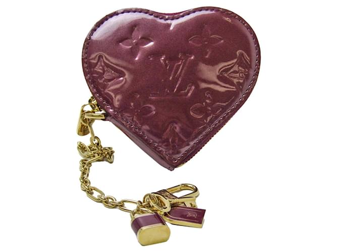 Louis Vuitton Porte Monnaie Coeur Purple Cloth  ref.1275738