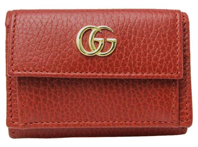 GUCCI MARMONT Cuir Rouge  ref.1275769
