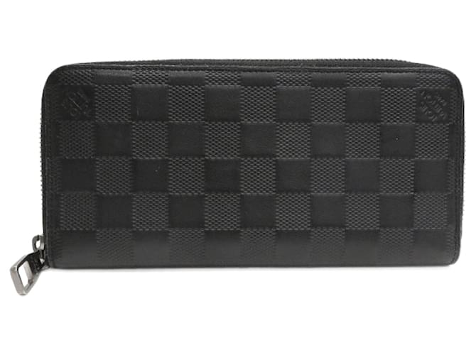 Louis Vuitton Zippy Wallet Vertical Black Leather  ref.1275786