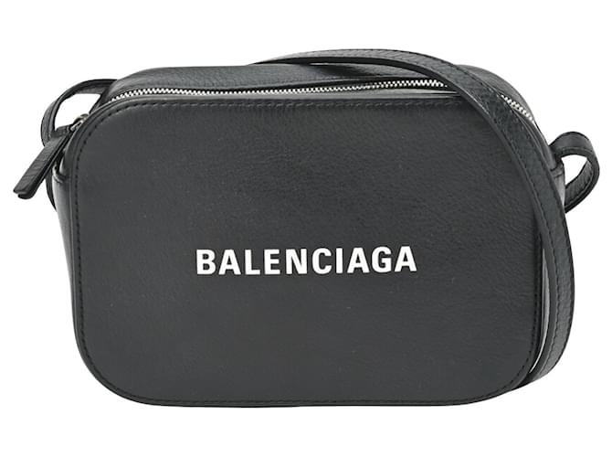 Balenciaga Everyday Negro Cuero  ref.1275793