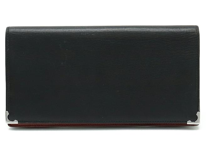 Cartier Cabochon Black Leather  ref.1275877