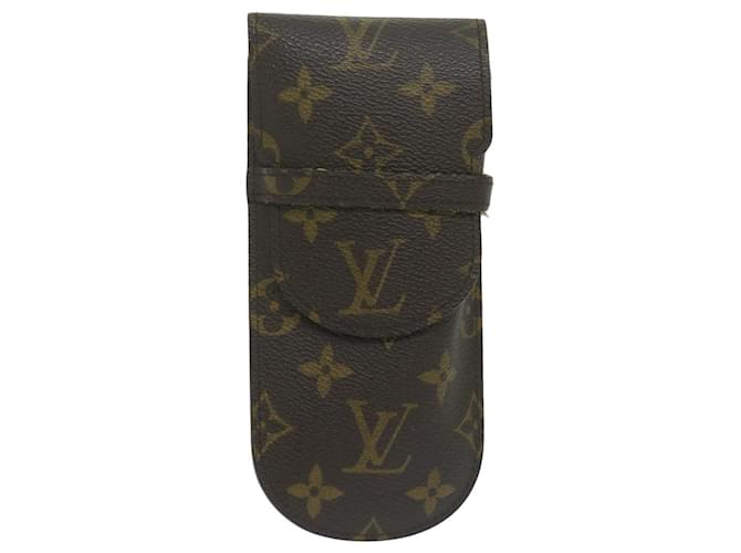 Louis Vuitton Etui à lunettes Brown Cloth  ref.1275926