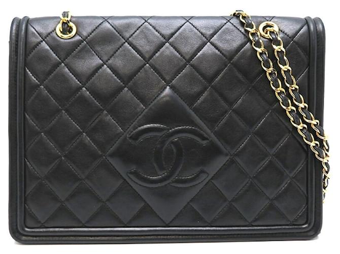 Chanel CC Black Leather  ref.1275958