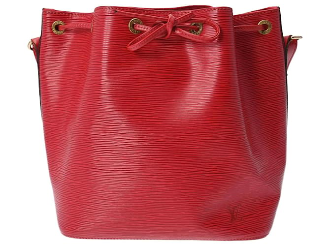 Noe Louis Vuitton Petit Noé Red Leather  ref.1275977