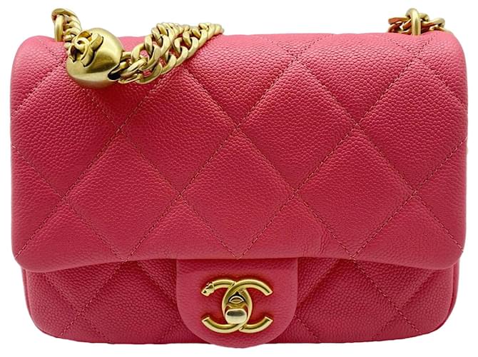 Chanel Timeless Pink Leder  ref.1276105