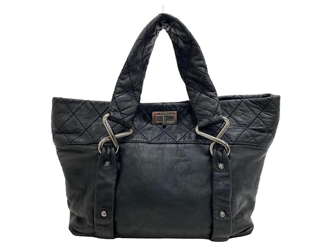 Chanel - Black Leather  ref.1276253