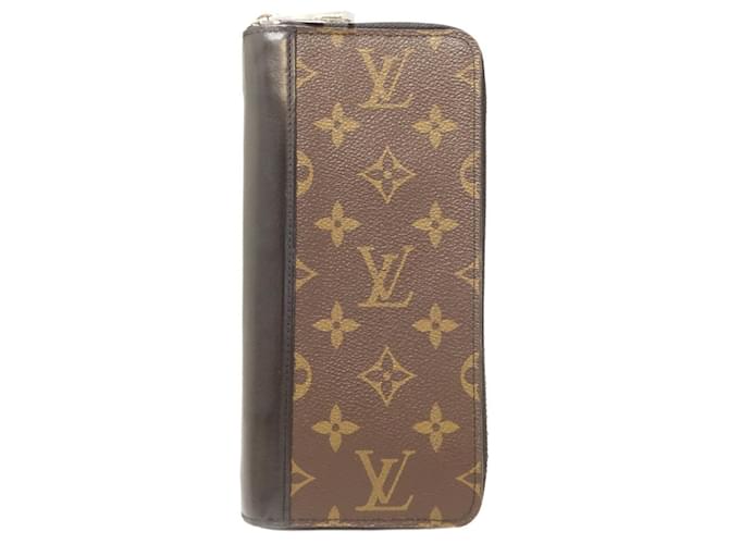 Louis Vuitton Zippy Wallet Vertical Brown Cloth  ref.1276260