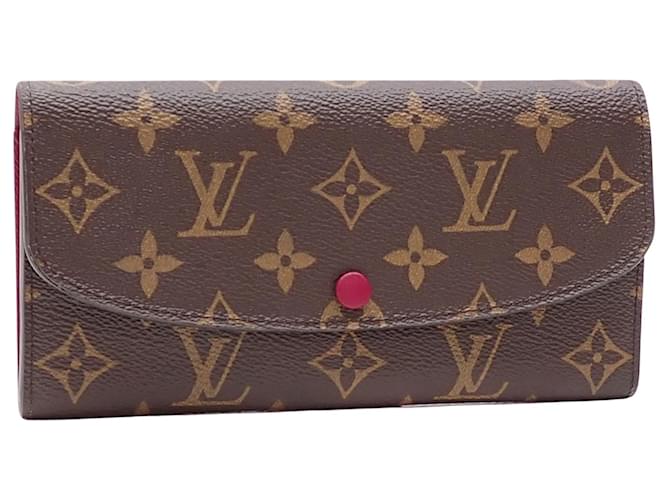 Louis Vuitton Emilie Brown Cloth  ref.1276302