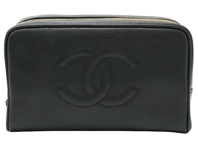 Chanel COCO Mark Black Leather  ref.1276310