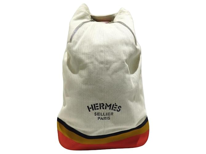 Hermès Cavalier Sling Beige Cloth  ref.1276327
