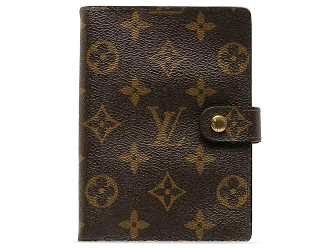 Louis Vuitton Agenda Cover Brown Cloth  ref.1276328
