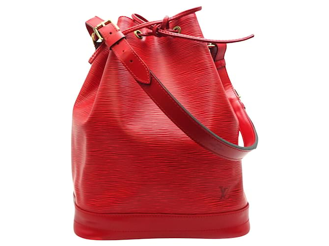 Noe Louis Vuitton Noé Red Leather  ref.1276337