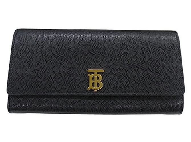 BURBERRY Black Leather  ref.1276391