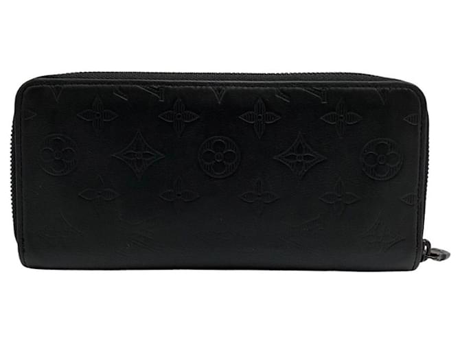 Louis Vuitton Zippy Wallet Vertical Black Leather  ref.1276422