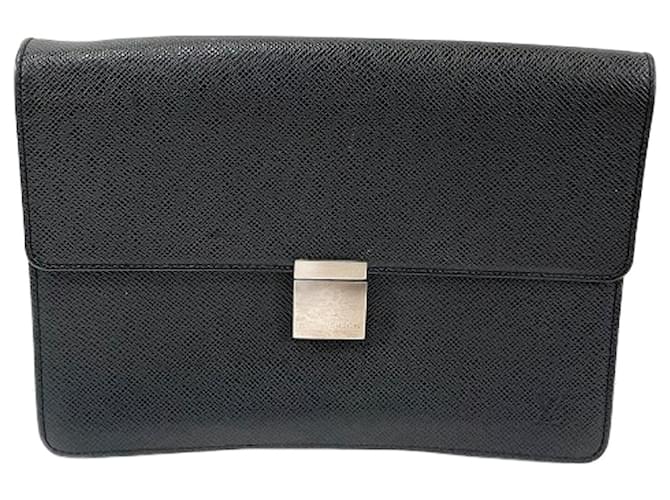 Louis Vuitton Selenga Black Leather  ref.1276502