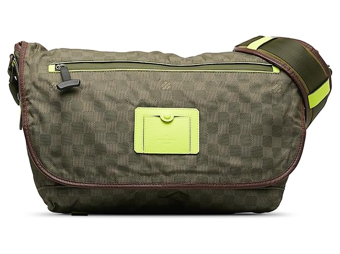 Green Louis Vuitton Damier Challenge Messenger Bag Cloth  ref.1276552