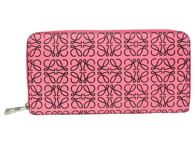 Loewe Anagram Pink Leather  ref.1276655