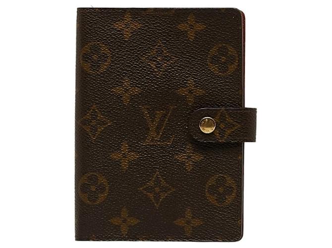 Louis Vuitton Agenda Cover Brown Cloth  ref.1276722