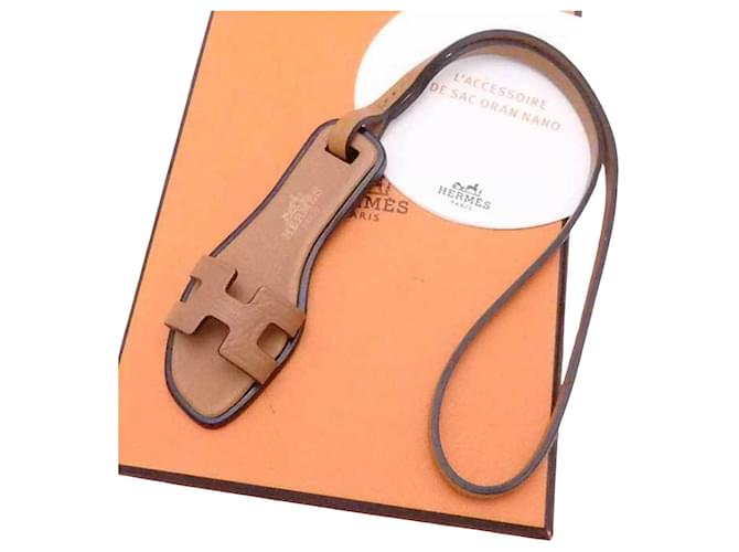 Hermès Oran nano Brown Leather  ref.1276731