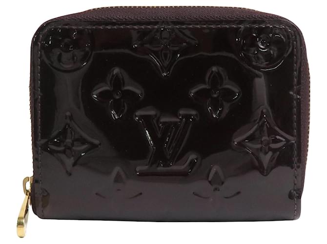 Louis Vuitton Porte monnaie Zippy Rot Leinwand  ref.1276804