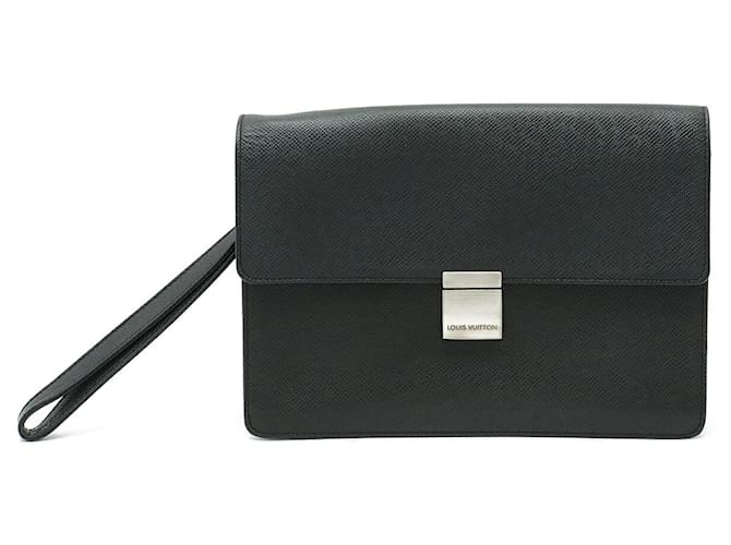 Louis Vuitton Taiga Black Leather  ref.1276885
