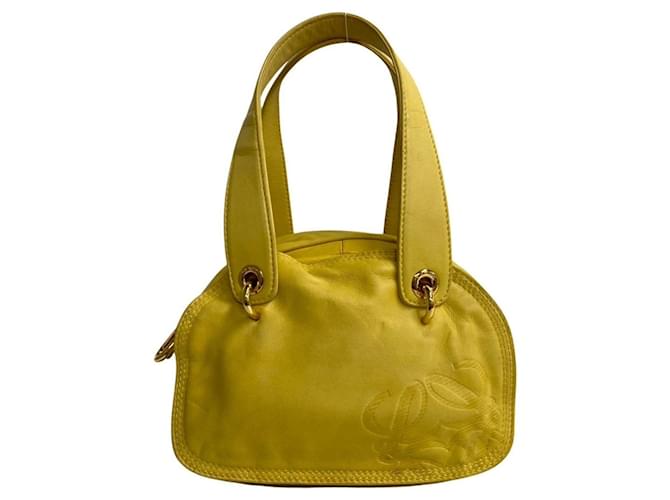 Loewe Anagram Yellow Leather  ref.1276926