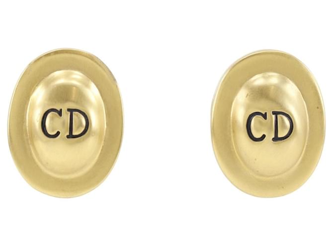 CD Dior Dourado Metal  ref.1277047