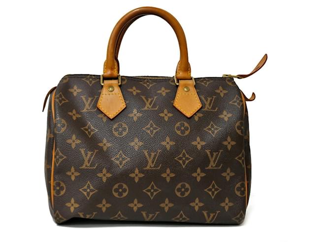 Louis Vuitton Speedy 25 Brown Cloth  ref.1277113