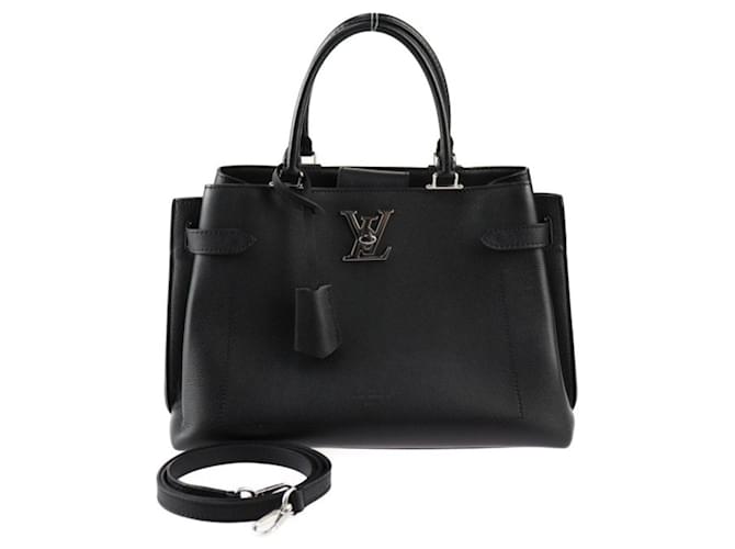 Louis Vuitton Lockme Day Black Leather  ref.1277172