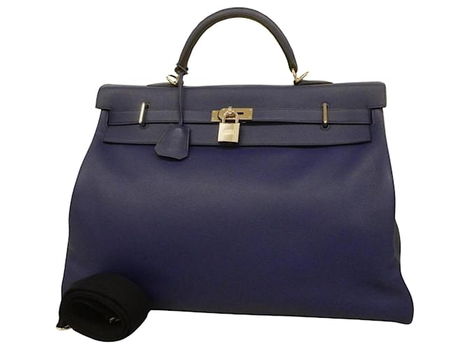 Hermès Kelly Purple Leather  ref.1277182