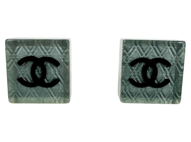 Chanel COCO Mark Azul Metal  ref.1277210