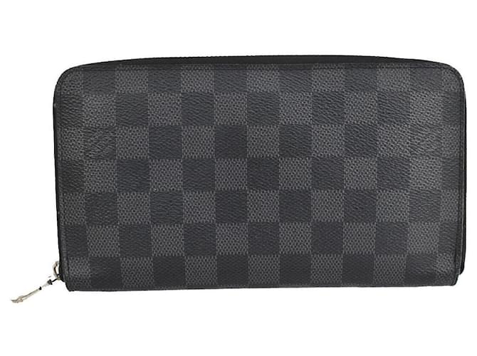 Louis Vuitton Zippy Organizer Black Cloth  ref.1277215