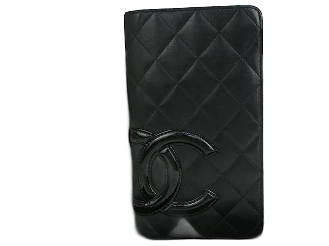 Chanel CC Black Leather  ref.1277263
