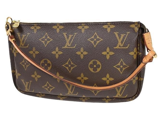 Louis Vuitton Pochette Accessoires Brown Cloth  ref.1277274