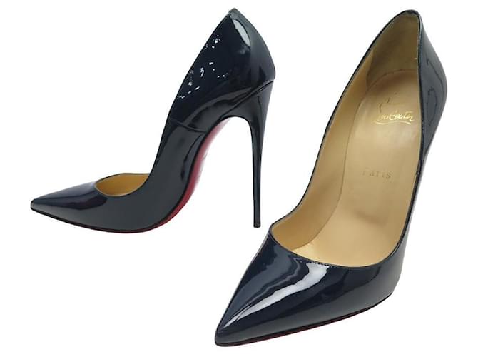 NEW CHRISTIAN LOUBOUTIN SHOES SO KATE PUMPS 39 NEW PUMPS SHOES Navy blue Patent leather  ref.1277421