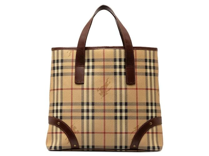 Burberry Haymarket Check Handbag Cloth  ref.1277594