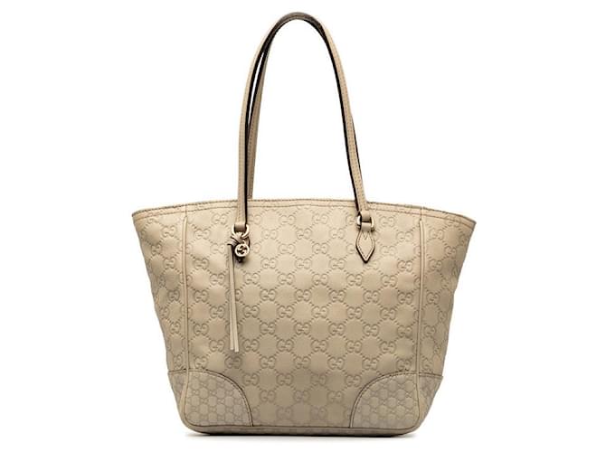 Gucci GG Signature Bree Tote Bag 353119 Leather  ref.1277603