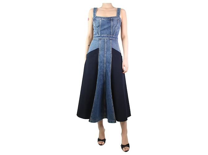 Chloé Blaues Jeanskleid mit Tasche – Größe UK 8 Baumwolle  ref.1277613