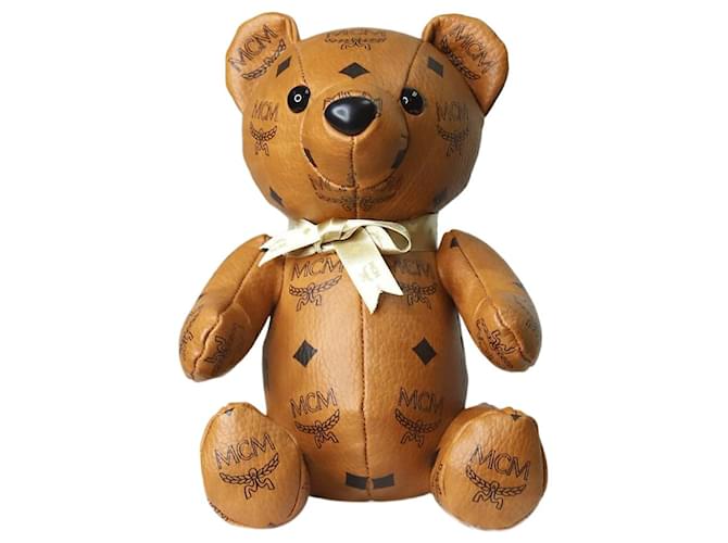 MCM Brown teddy bear plush Polyurethane  ref.1277620