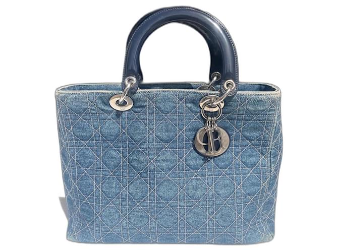 Christian Dior Lady Dior Blau John  ref.1277646