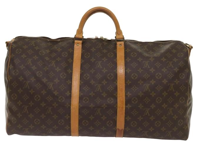 Louis Vuitton Keepall Bandouliere 60 Brown Cloth  ref.1277684