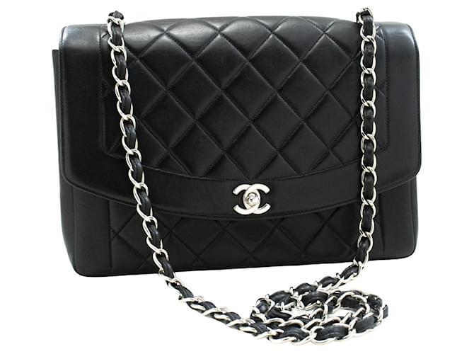 Chanel Diana Black Leather  ref.1277710