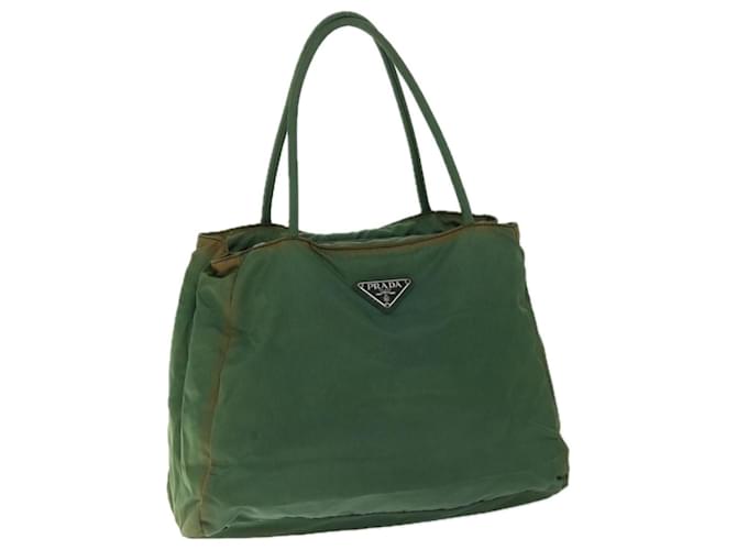Prada Tote Bag Nylon Green Auth 66830 Verde  ref.1277744