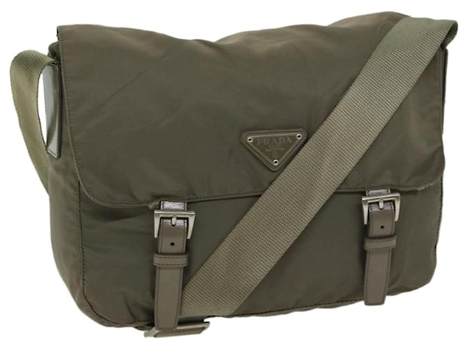PRADA Shoulder Bag Nylon Gray Auth bs12226 Grey  ref.1277790